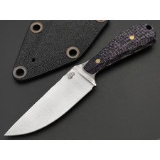 Андрей Кулаков нож Крыса KUL0120 сталь 95Х18, Рукоять Micarta deep purple