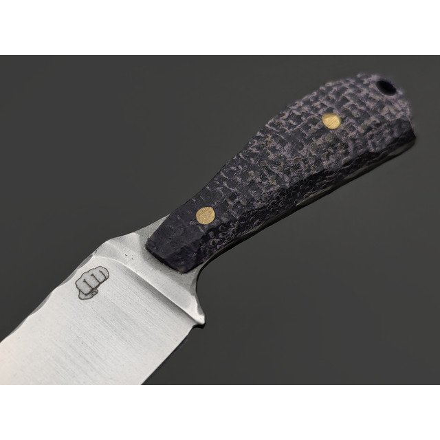 Андрей Кулаков нож Крыса KUL0120 сталь 95Х18, Рукоять Micarta deep purple
