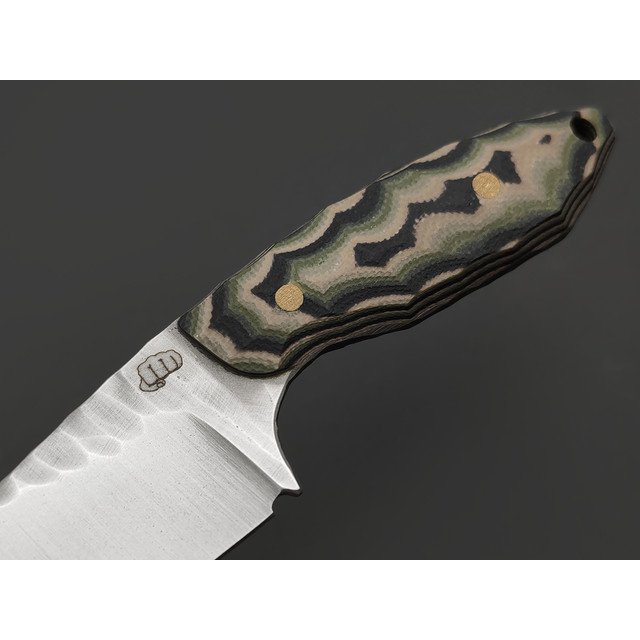 Андрей Кулаков нож KUL0128 сталь 95Х18, Рукоять G10 laminate black-tan & olive
