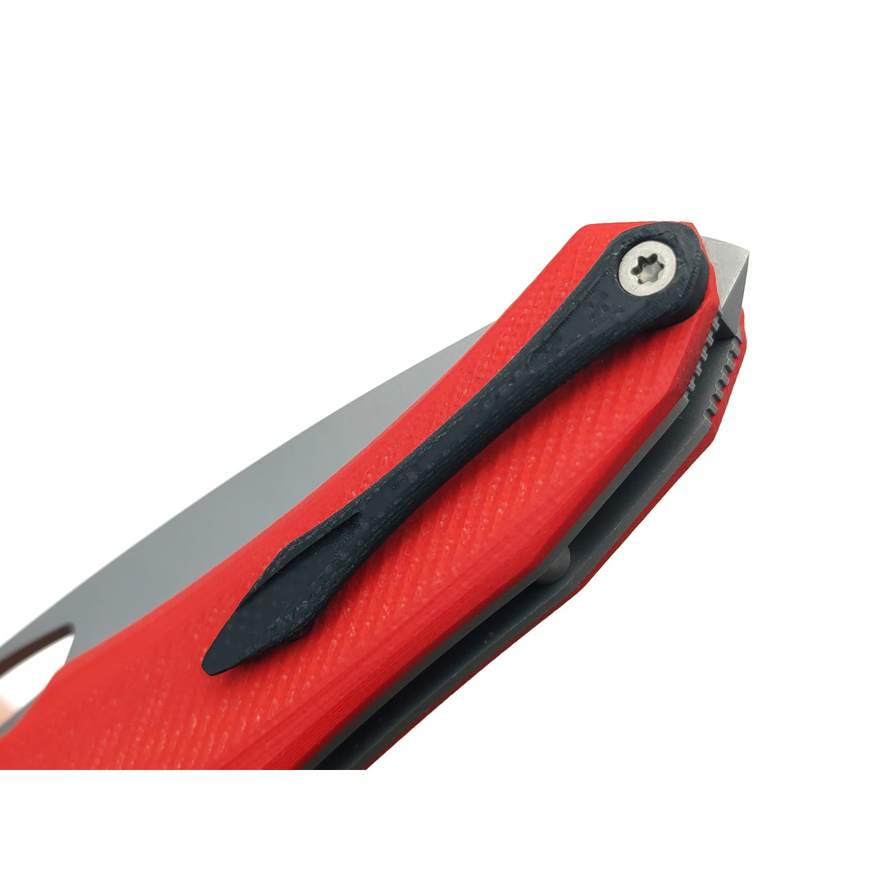 Saro нож Бизон сталь Aus-10, рукоять G10 red