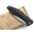 Saro нож Грач сталь Aus-10, рукоять G10 black