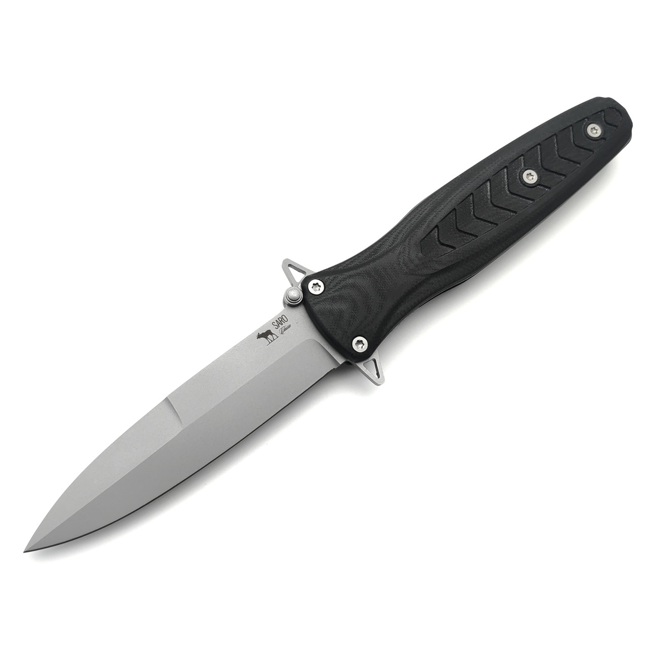 Saro нож Варанг EVO сталь Aus-10, рукоять G10 black