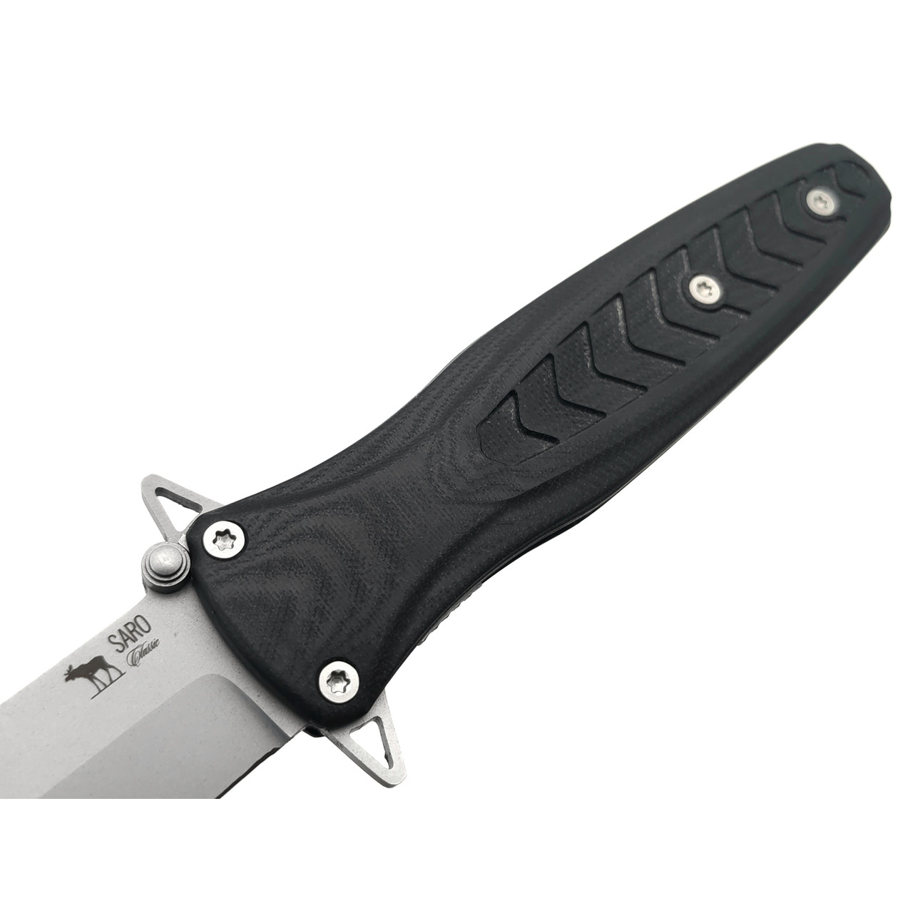 Saro нож Варанг EVO сталь Aus-10, рукоять G10 black