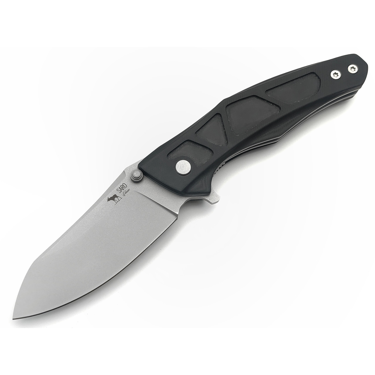 Saro нож Багира сталь K110, рукоять G10 black