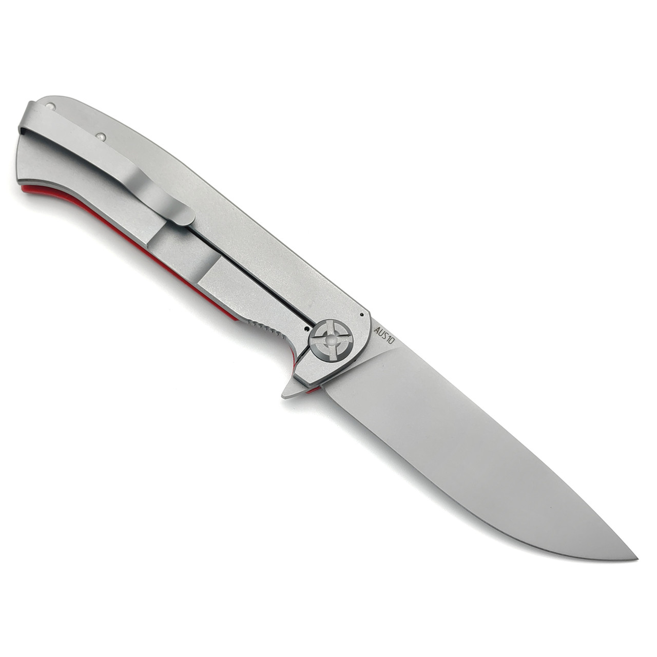 Saro нож Чиж Next сталь Aus-10, рукоять G10 red