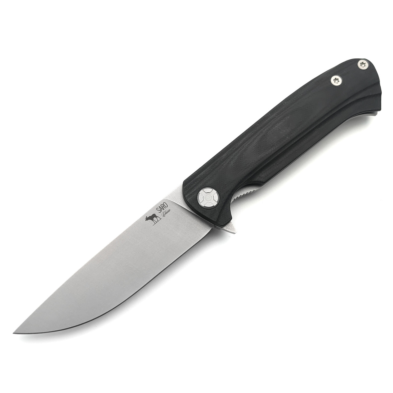 Saro нож Чиж Next сталь Elmax, рукоять G10 black