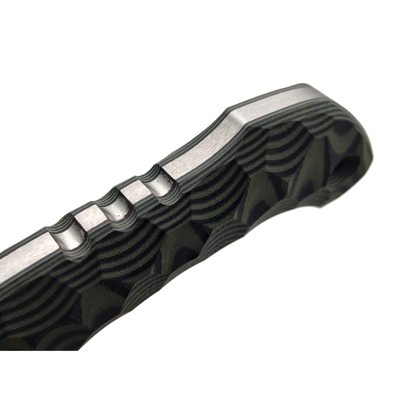 BRK топорик тактический ЦМ сталь K340, рукоять G10 OD green & black