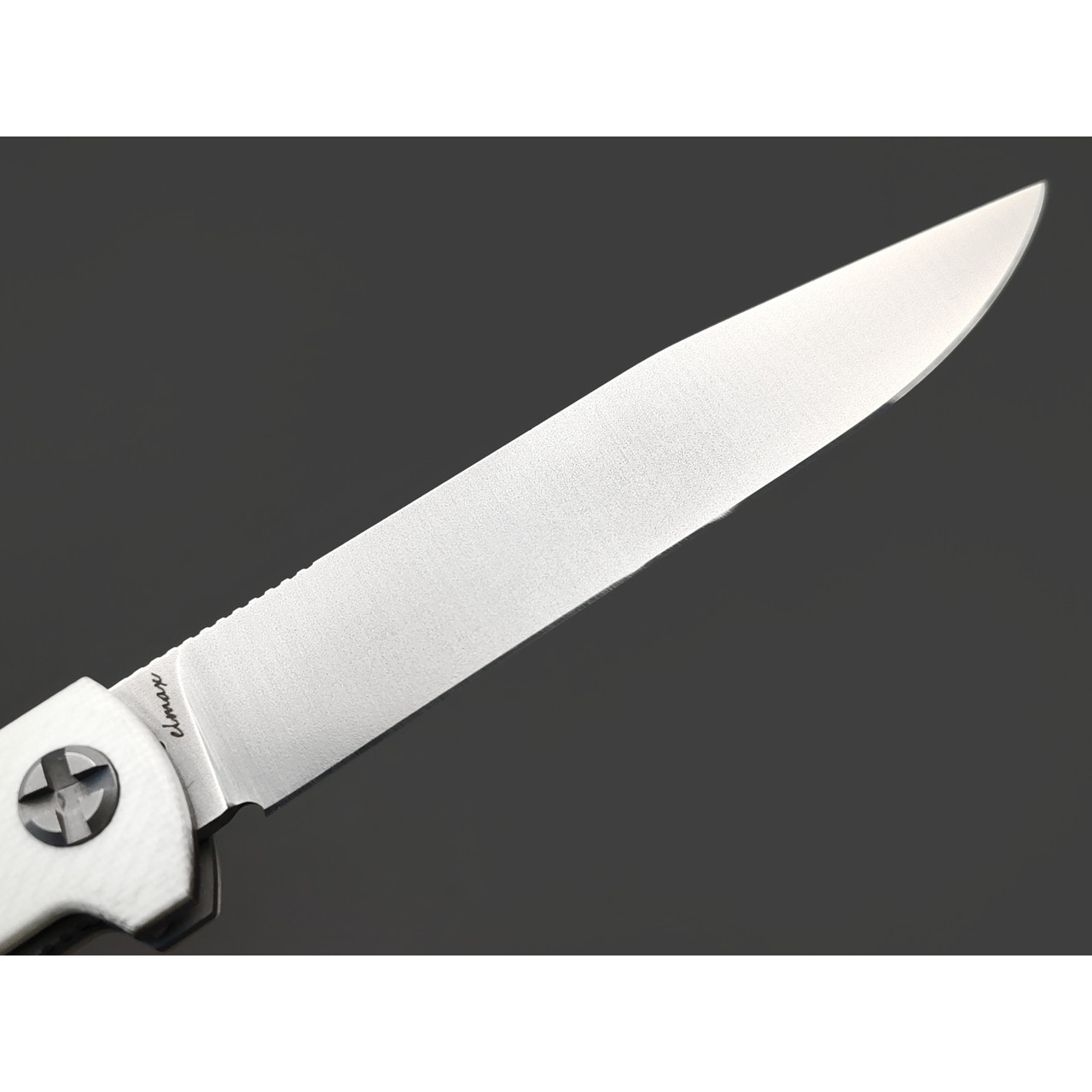 Saro нож Авиационный Single сталь Elmax, рукоять G10 white