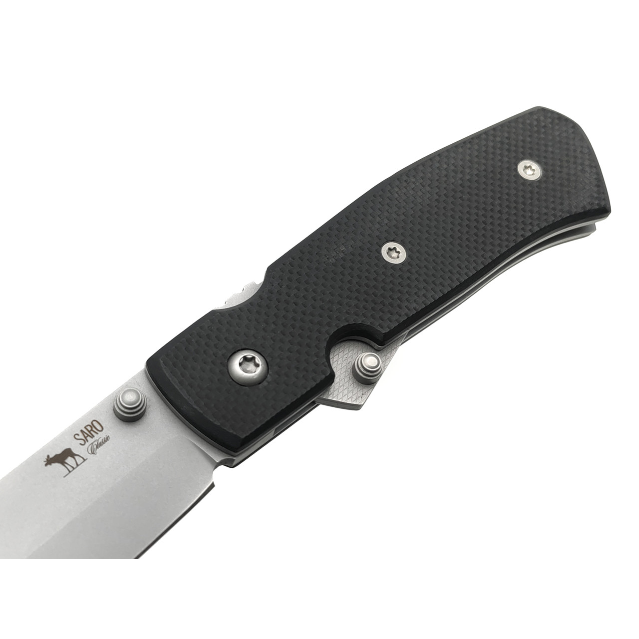 Saro нож Wild West сталь K110, рукоять G10 black