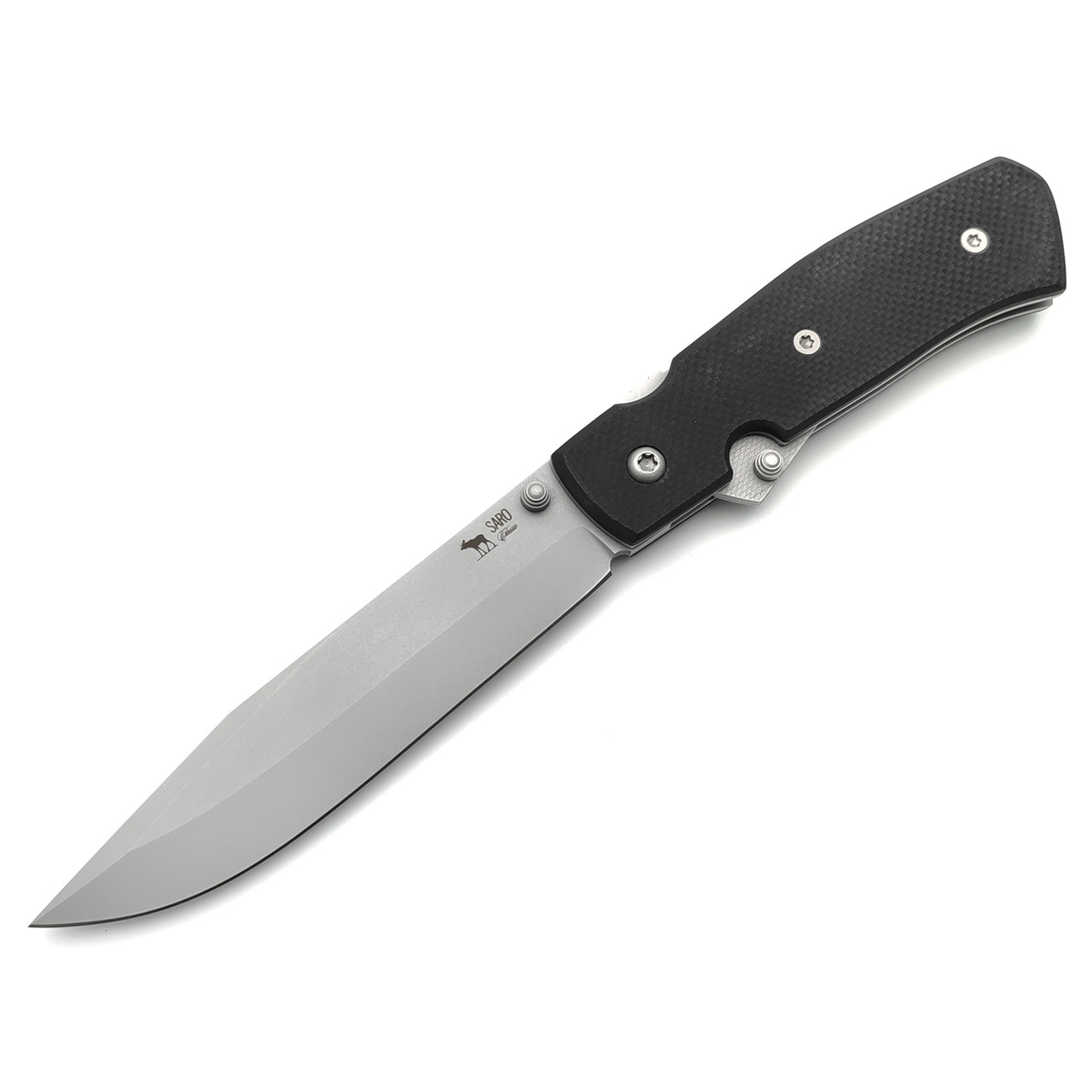 Saro нож Wild West сталь K110, рукоять G10 black