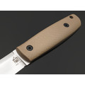 Град Горький нож Техно-Томми сталь VG-10 satin, спуски ромб, рукоять G10 tan & black