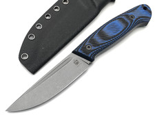 Град Горький нож Стрела сталь VG-10 stonewash, рукоять G10 black & blue