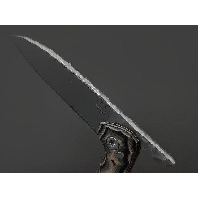 Андрей Кулаков малый фрикционный нож KUL0112 сталь Х12МФ, рукоять G10 laminate black-tan & olive
