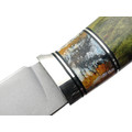 Платонов Д.Г. нож Тигр сталь Elmax, рукоять Карельская берёза зелёная, зуб мамонта, мельхиор Платонов Д.Г. нож Тигр сталь Elmax, рукоять Карельская берёза зелёная, зуб мамонта, мельхиор