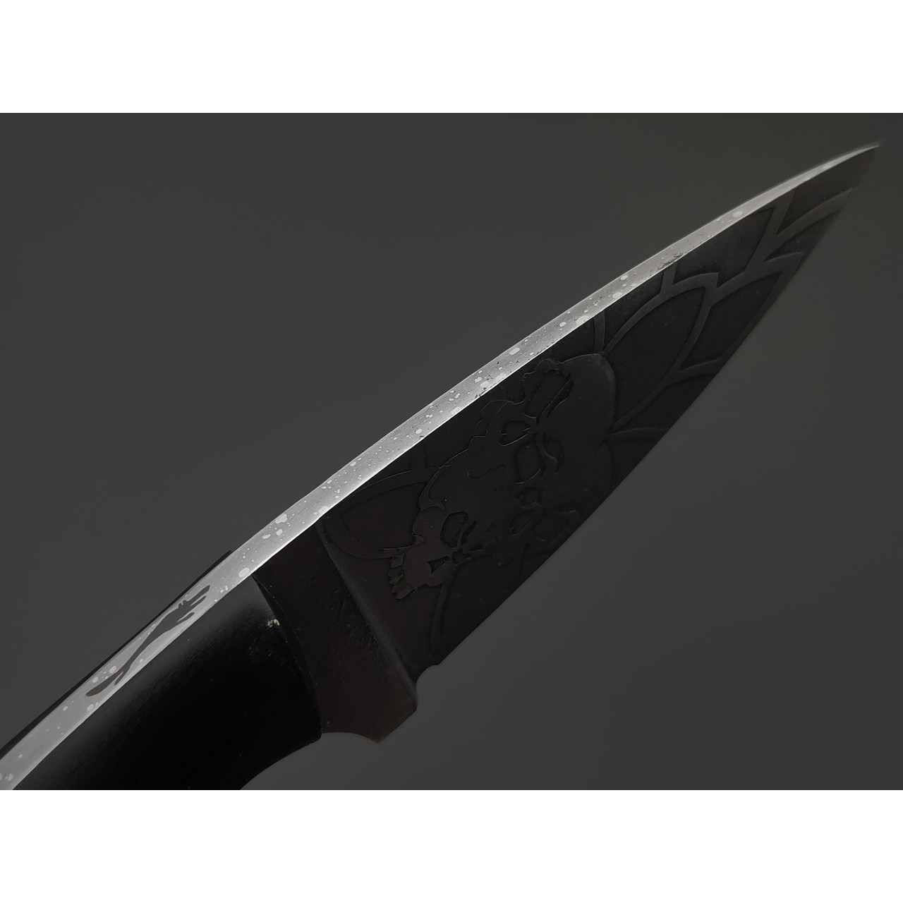 Волчий Век нож Оса Custom сталь N690 WA, рукоять G10, карбон