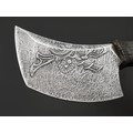 Волчий Век нож Мёртвый Самурай сталь PGK WA худ. травление, рукоять Carbon fiber gold