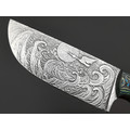 Волчий Век нож Шихан Custom Хокусай Edition сталь PGK WA, рукоять Carbon fiber laminate, G10