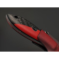 Волчий Век нож МасичЬка Custom Angry Orc Edition сталь N690 WA, рукоять Carbon fiber, G10 red