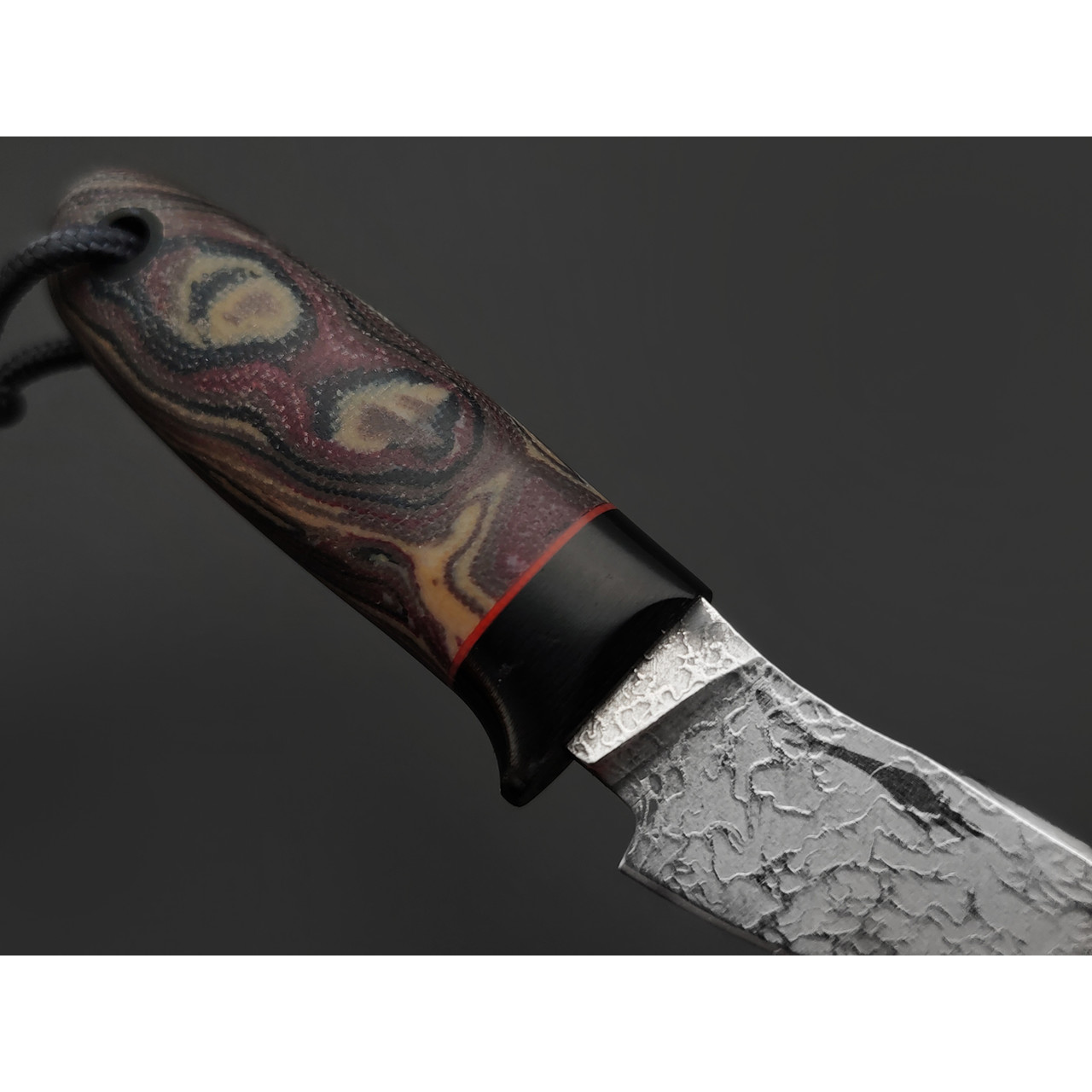 Волчий Век нож EDC Custom сталь PGK WA, рукоять Микарта, G10, карбон