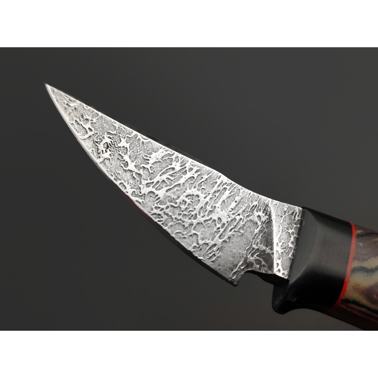 Волчий Век нож EDC Custom сталь PGK WA, рукоять Микарта, G10, карбон
