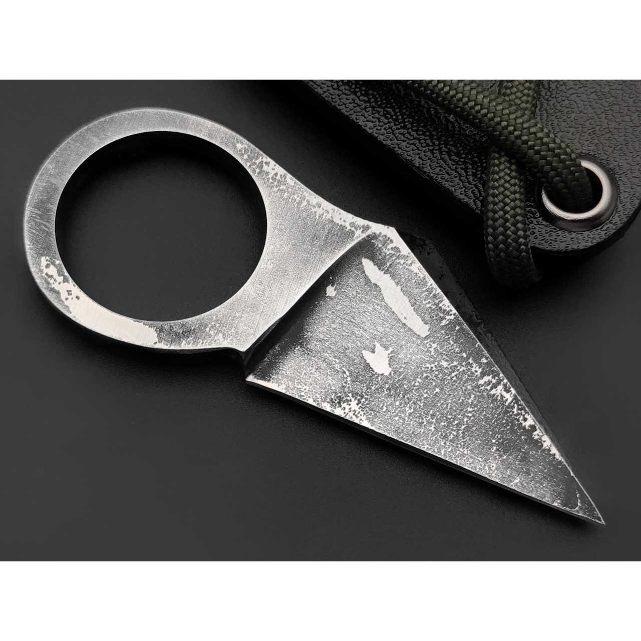 Богдан Гоготов нож NBG-82 сталь PGK, травление, ножны Kydex