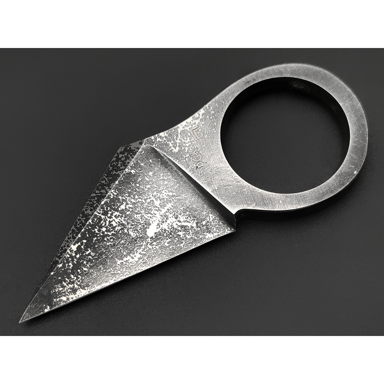 Богдан Гоготов нож NBG-82 сталь PGK, травление, ножны Kydex