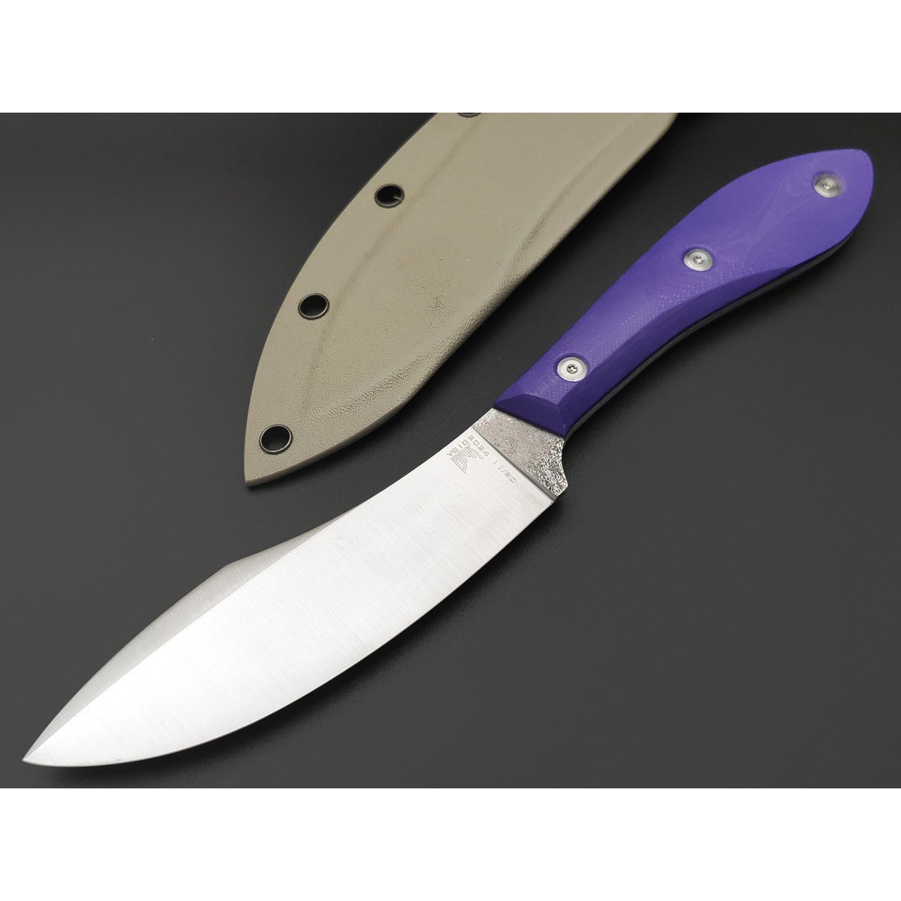 BRK нож Канадец сталь VG-10 satin, рукоять G10 purple