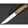 BRK нож Финка сталь VG-10 satin, рукоять G10 mint & orange BRK нож Финка сталь VG-10 satin, рукоять G10 mint & orange