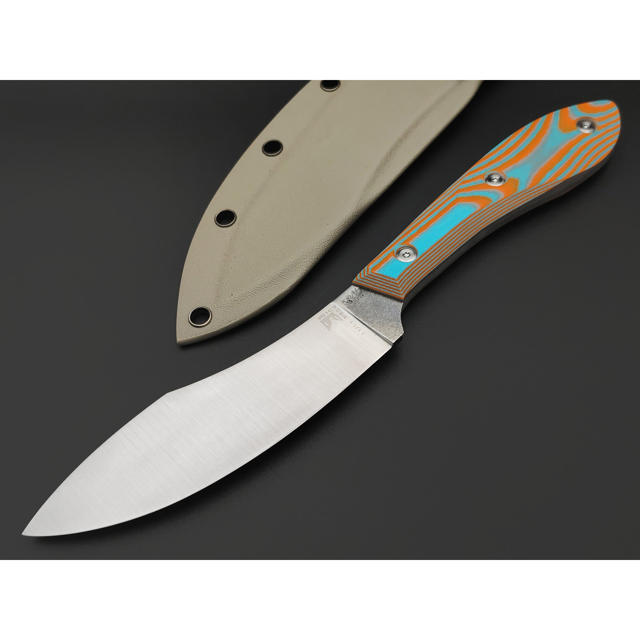 BRK нож Канадец сталь VG-10 satin, рукоять G10 mint & orange