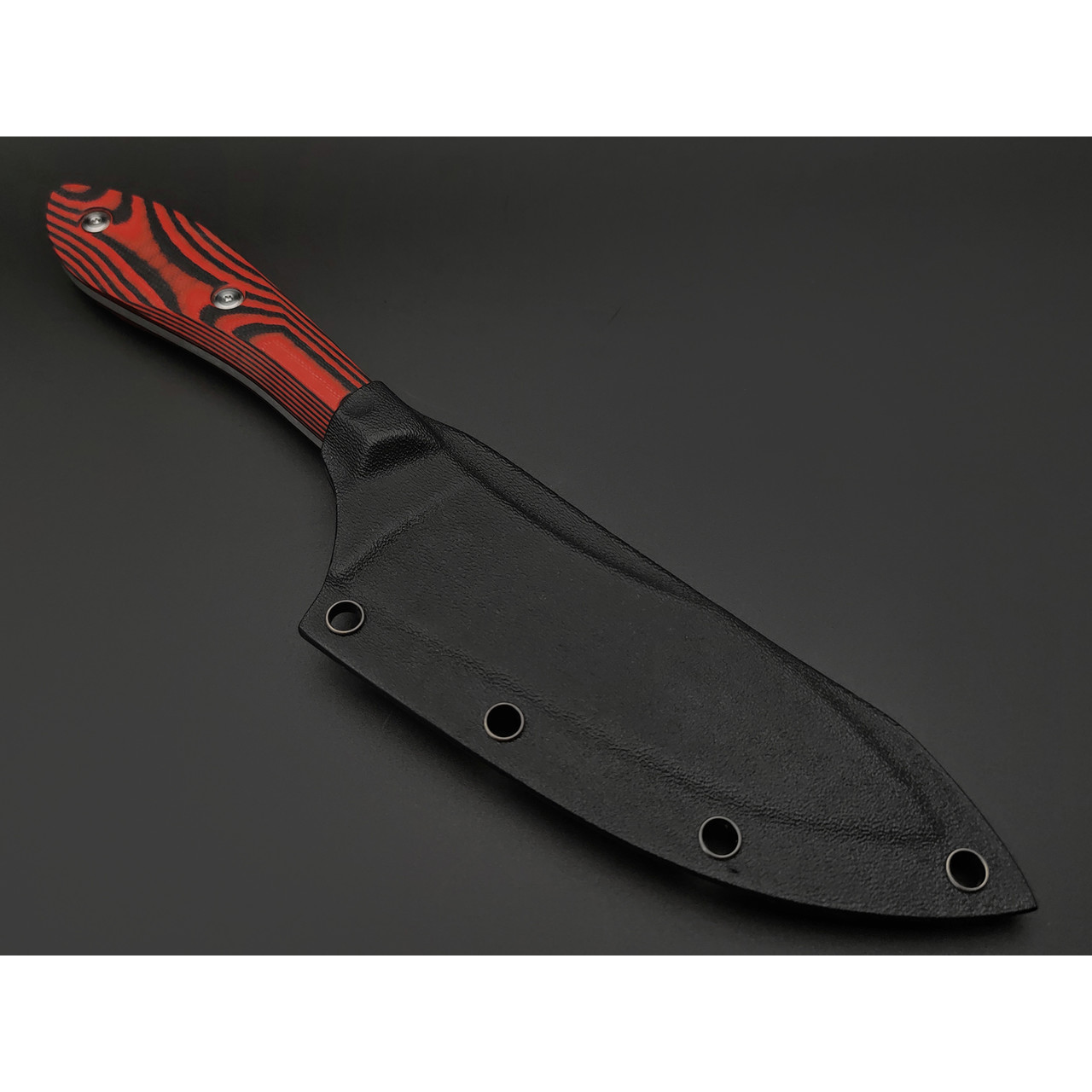 BRK нож Канадец сталь VG-10 satin, рукоять G10 red & black