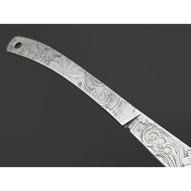 Волчий Век нож Скелетник Custom сталь Niolox WA худ. травление