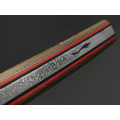 Волчий Век нож Киса Custom сталь 95Х18 WA худ. травление, рукоять Carbon fiber laminate, G10