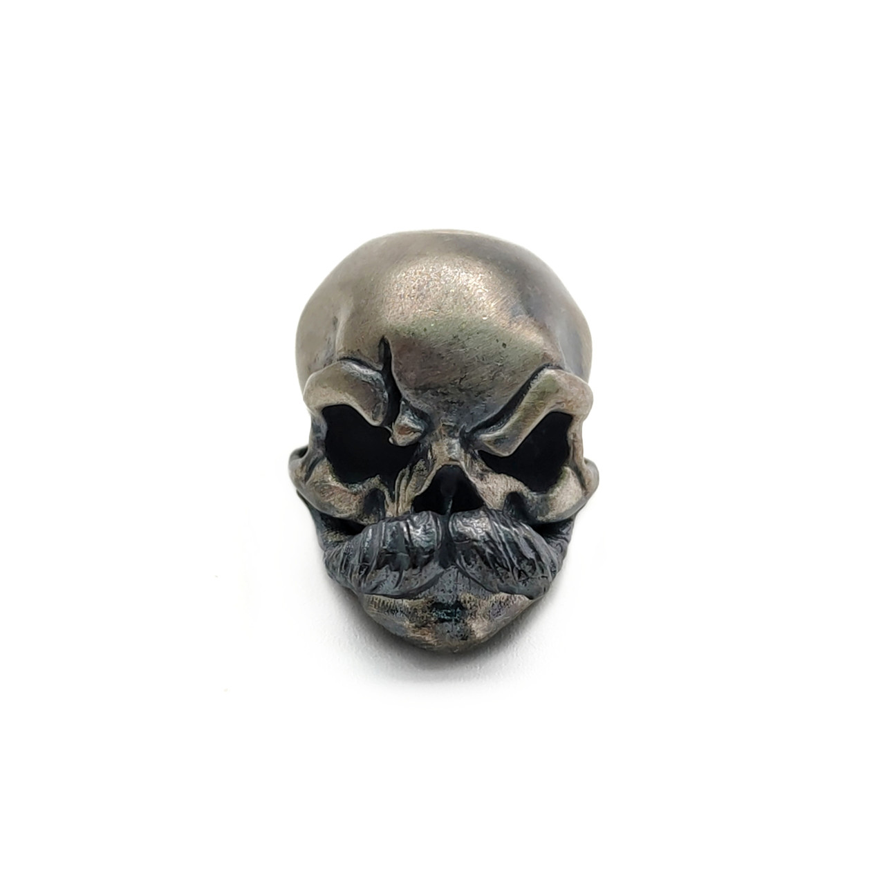 Barmaley Knives бусина "Barmaley Skull" малая, нейзильбер матовый
