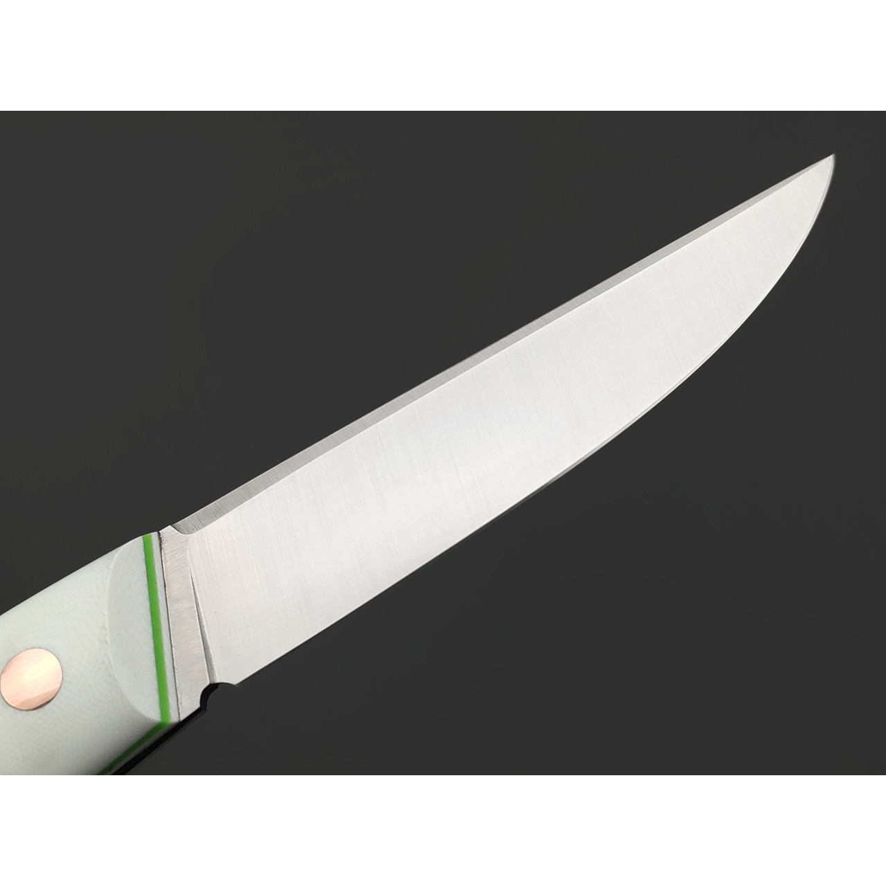 7 ножей нож Клык большой сталь Aus-10Co satin, рукоять G10 white & green