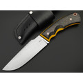 7 ножей нож Беркут малый сталь PGK satin, рукоять Carbon fiber, G10 black