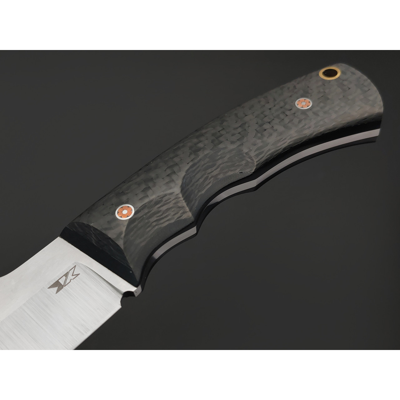 7 ножей нож Беркут малый сталь K340 satin, рукоять Carbon fiber, G10 black