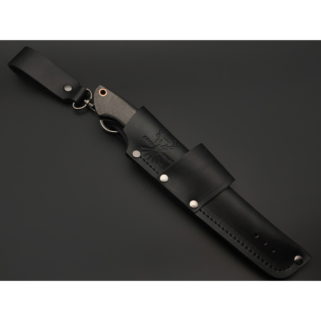 7 ножей нож Айсберг сталь PGK satin, рукоять Carbon fiber, G10 black