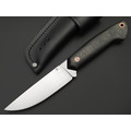 7 ножей нож Айсберг сталь PGK satin, рукоять Carbon fiber, G10 black