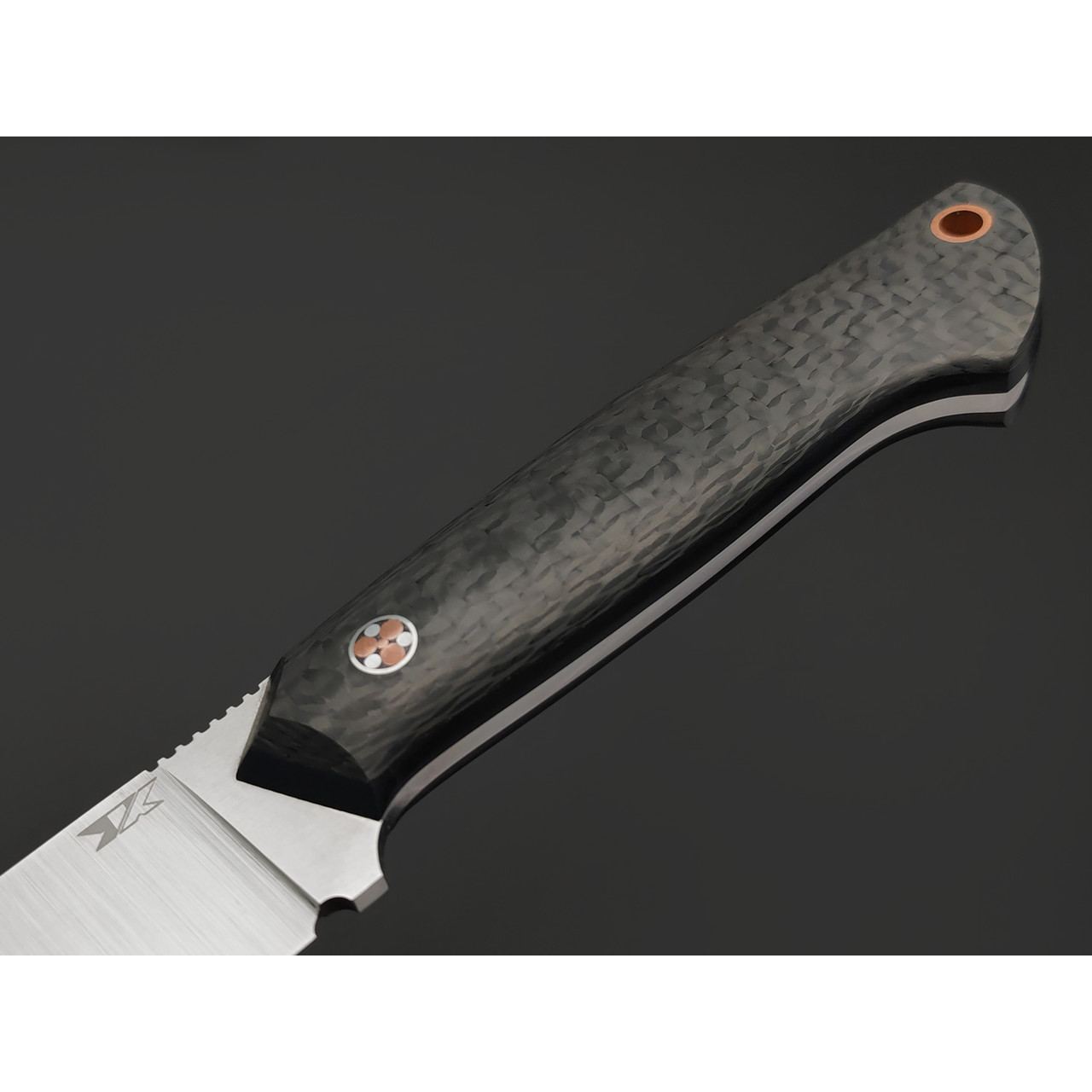7 ножей нож Айсберг сталь N690 satin, рукоять Carbon fiber, G10 black