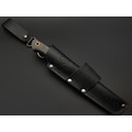 7 ножей нож Клык большой сталь Aus-10Co satin, рукоять Carbon fiber, G10 black