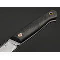 7 ножей нож Клык большой сталь Aus-10Co satin, рукоять Carbon fiber, G10 black