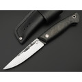 7 ножей нож Клык большой сталь PGK ковка, рукоять Carbon fiber, G10 black