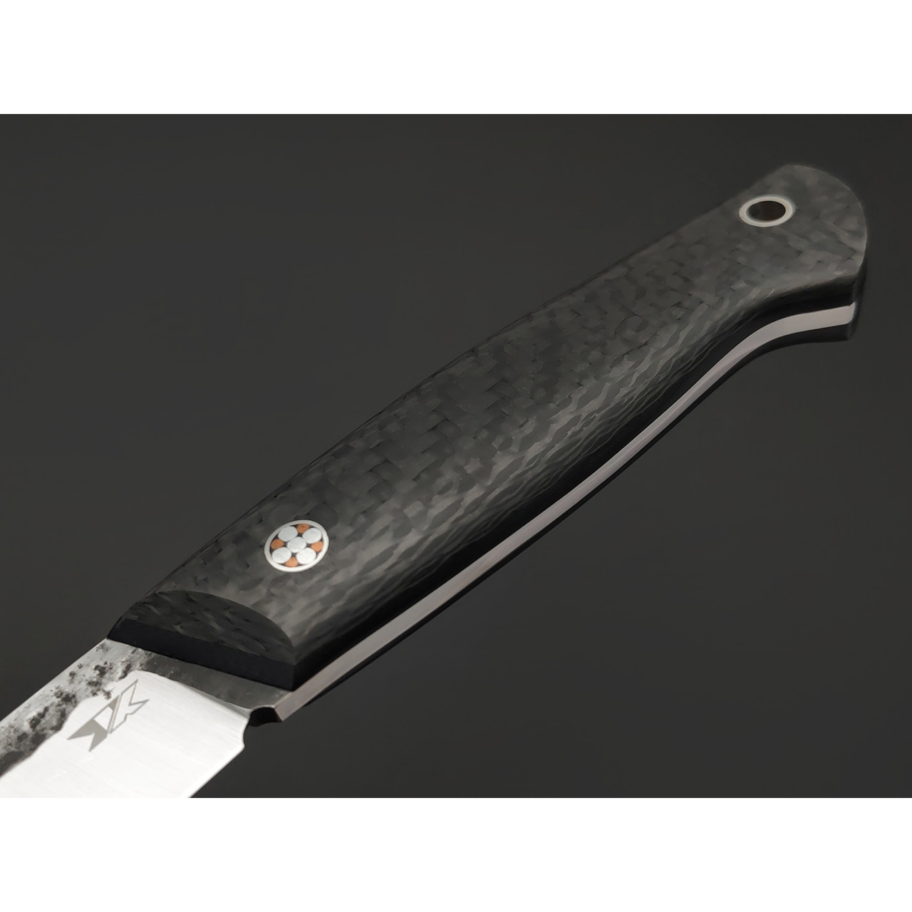 7 ножей нож Клык большой сталь PGK ковка, рукоять Carbon fiber, G10 black