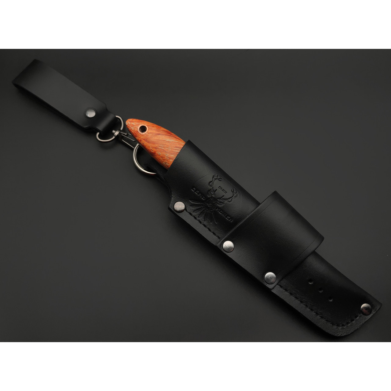 7 ножей нож Канадец сталь Aus-10Co satin, рукоять Кап клёна, G10 orange