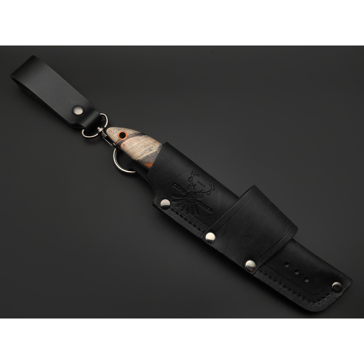 7 ножей нож Канадец сталь Aus-10Co satin, рукоять Кап клёна, G10 black