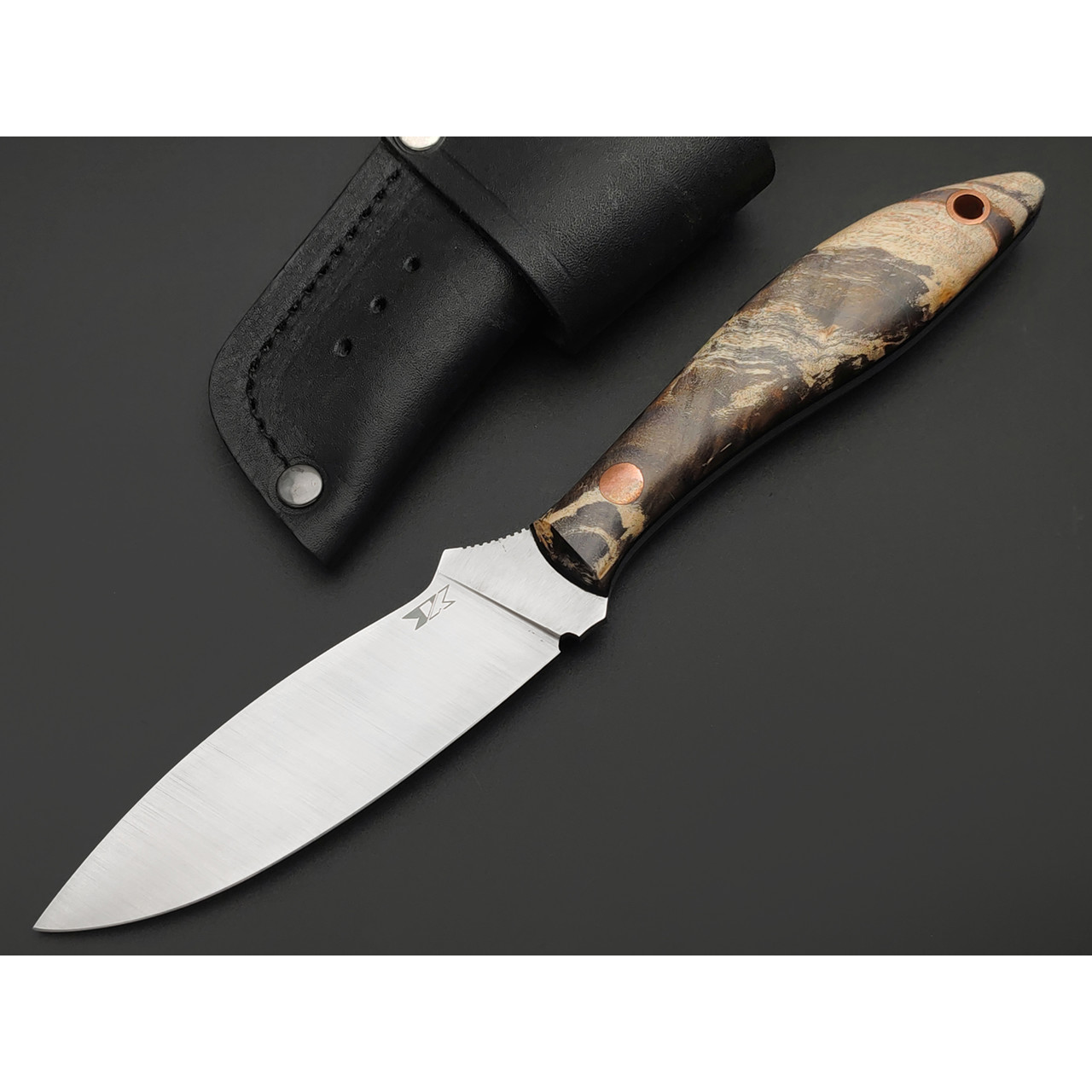 7 ножей нож Канадец сталь Aus-10Co satin, рукоять Кап клёна, G10 black