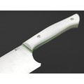 7 ножей кухонный нож Шеф сталь N690 satin, рукоять G10 white & green 7 ножей кухонный нож Шеф сталь N690 satin, рукоять G10 white & green