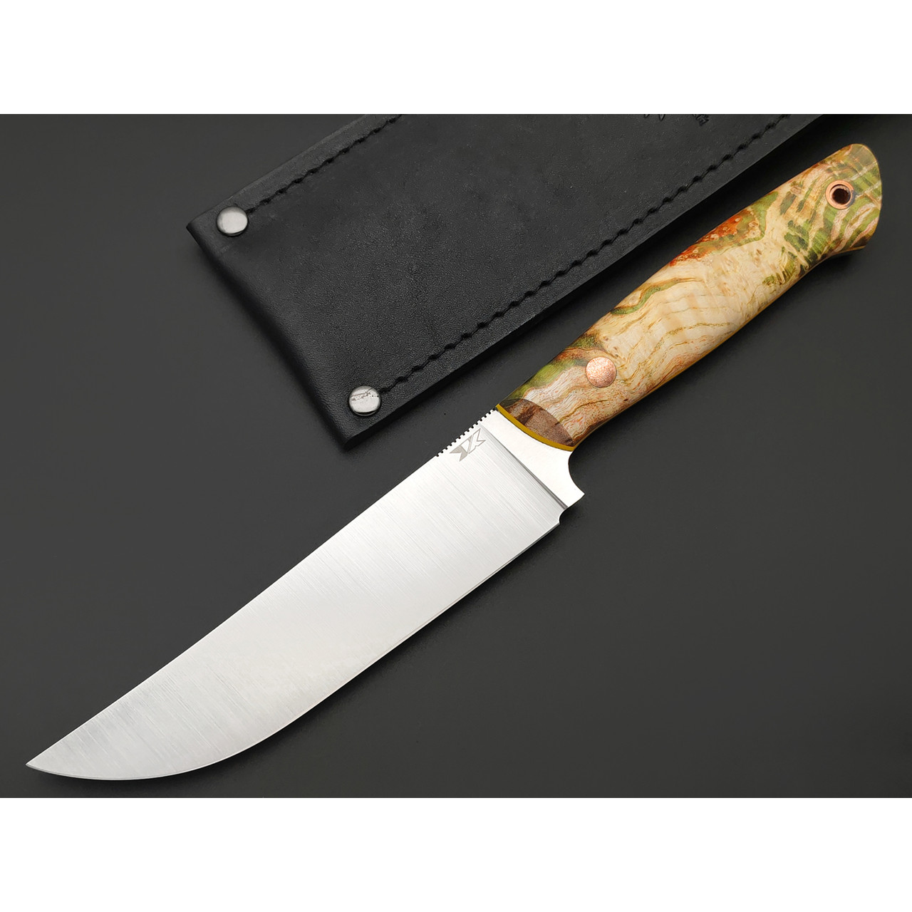 7 ножей нож ТехноПчак сталь VG-10 satin, рукоять Кап клёна, G10 yellow