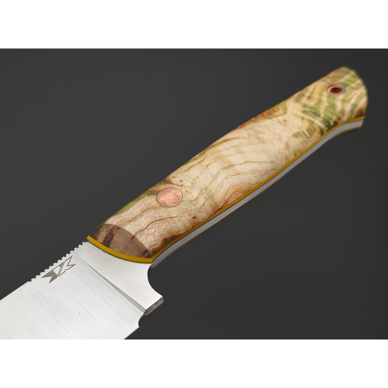 7 ножей нож ТехноПчак сталь VG-10 satin, рукоять Кап клёна, G10 yellow