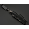 7 ножей нож Джек малый сталь PGK satin, рукоять Carbon fiber, G10 black, пины карбон